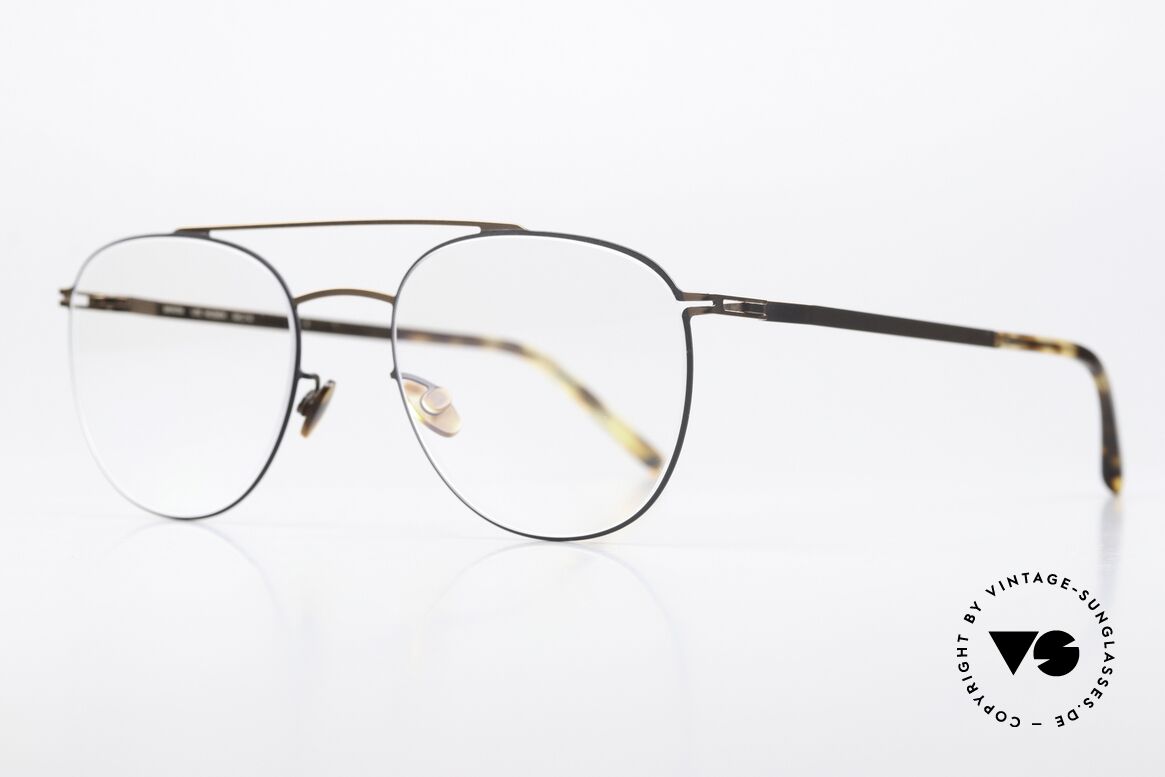 Mykita Nilsson Shiny Copper Black Frame, sehr leicht mit charakteristischen MYKITA-Bügeln!, Passend für Herren