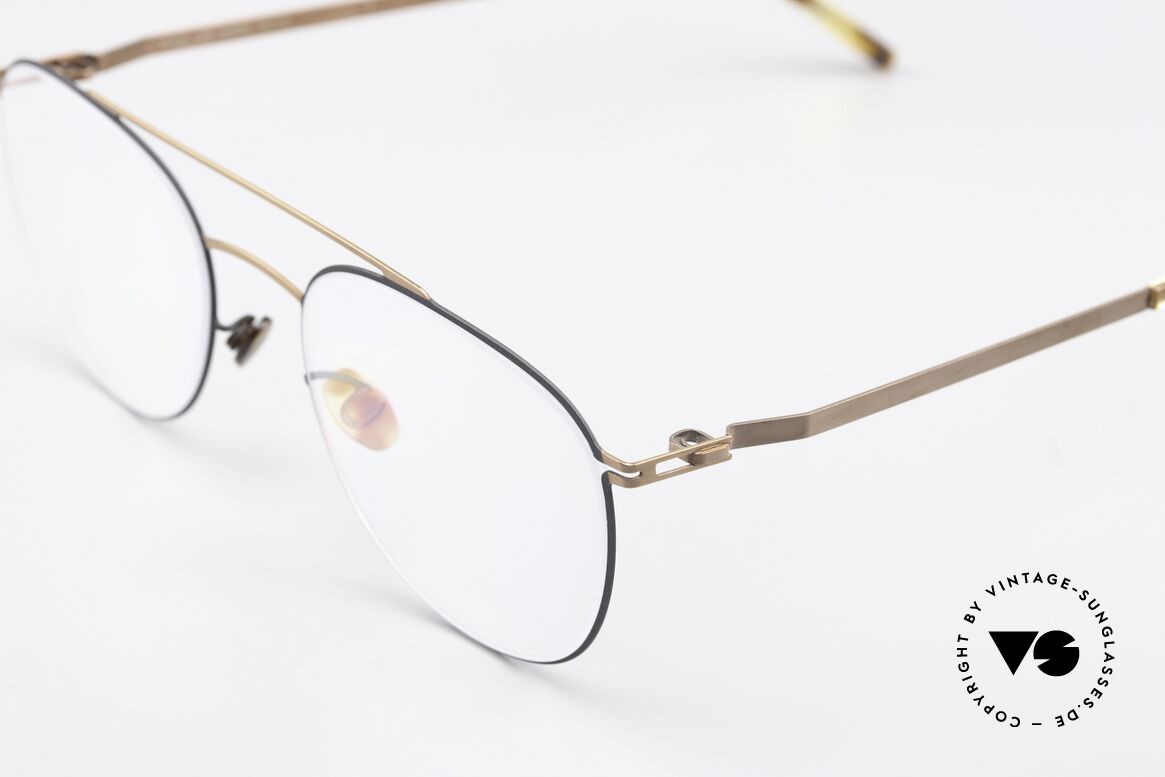 Mykita Nilsson Shiny Copper Black Frame, wohlbekannte Spitzenqualität; handmade in Germany, Passend für Herren