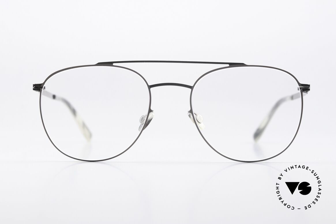 Mykita Nilsson Brille Handmade in Germany, markante Aviator-Brillenform aus der LITE Kollektion, Passend für Herren