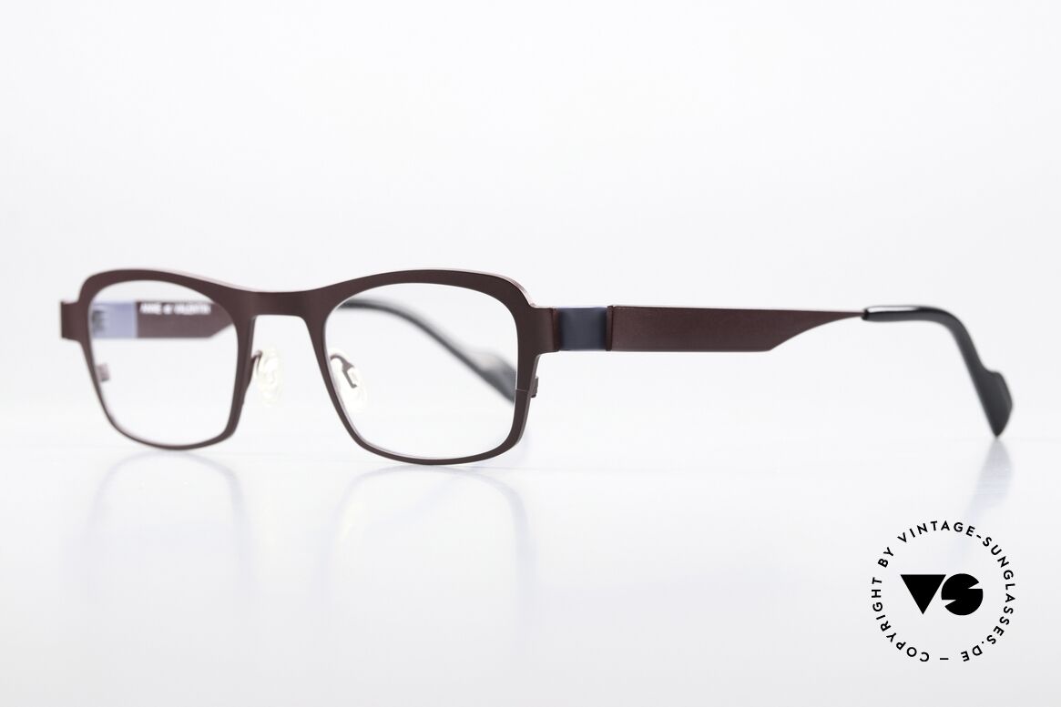 Anne Et Valentin West Designerbrille Titanium, das Ehepaar Anne (Künstlerin) & Valentin (Optiker), Passend für Herren und Damen