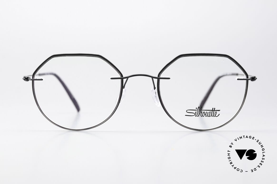 Silhouette 5500 Randlosbrille Schwarz Titan, Silhouette 5500 GZ 9240 Brille in Größe 50-21, 150, Passend für Herren und Damen