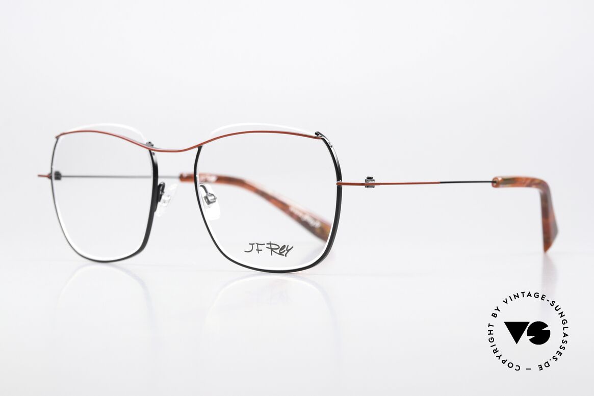 JF Rey JF2921 Damenbrille Schwarz Und Rot, JF Rey steht für lebendige Farben und Formen sowie, Passend für Damen