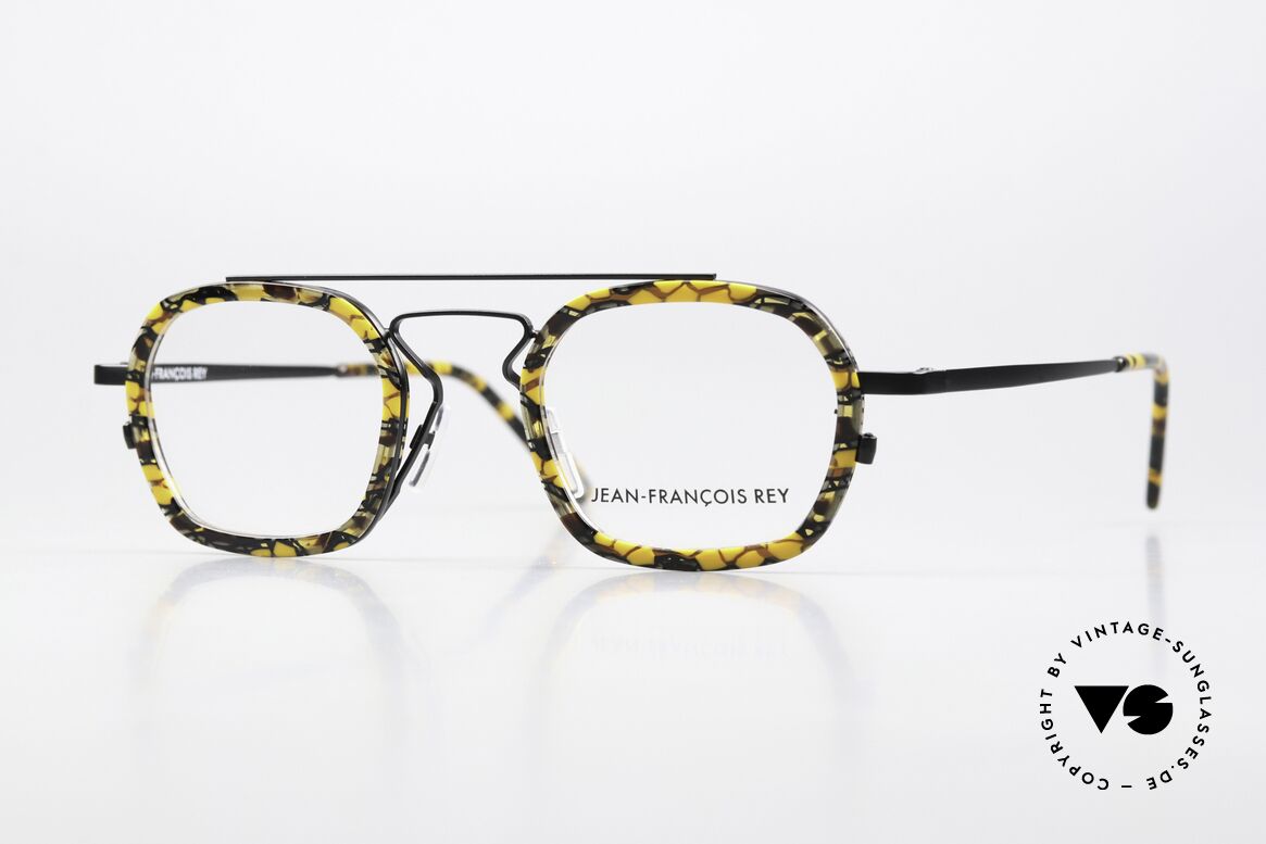 JF Rey Anton Interessantes Rahmenmuster, J.F. Rey Brille, Modell Anton, color 0050, Gr. 45-24, Passend für Herren