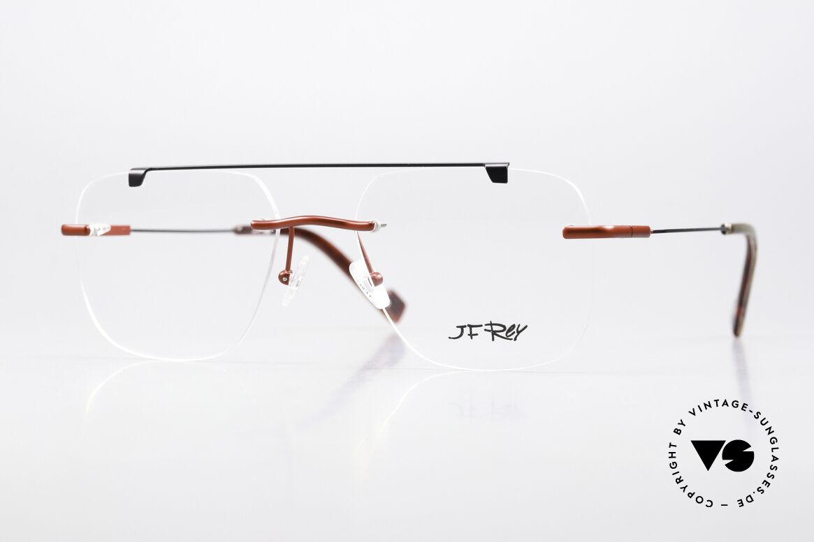 JF Rey JF2852 Markante Randlose Brille, J.F. Rey Brille, Modell 2852, color 0030 in Gr. 54-19, Passend für Herren und Damen