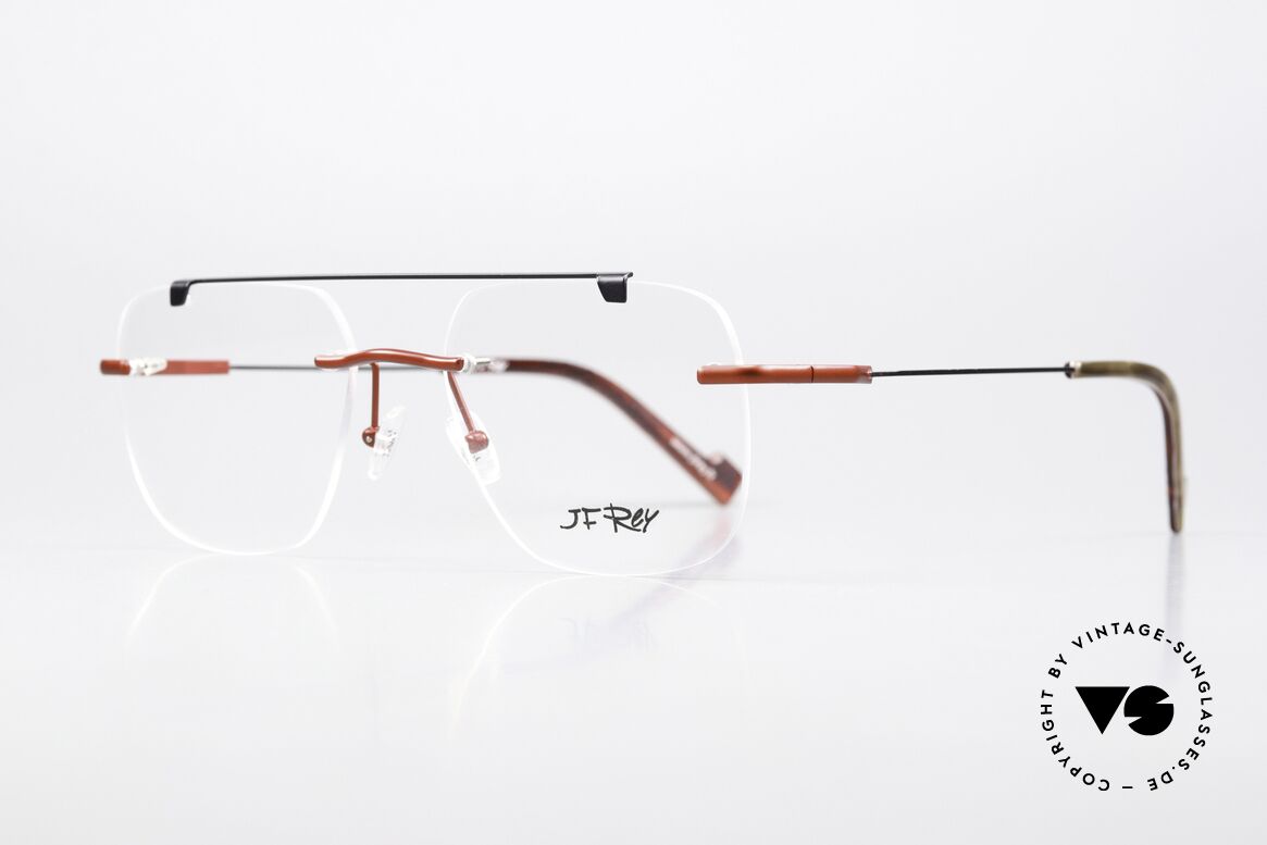 JF Rey JF2852 Markante Randlose Brille, JFRey steht für lebendige Farben, Formen, Materialien, Passend für Herren und Damen