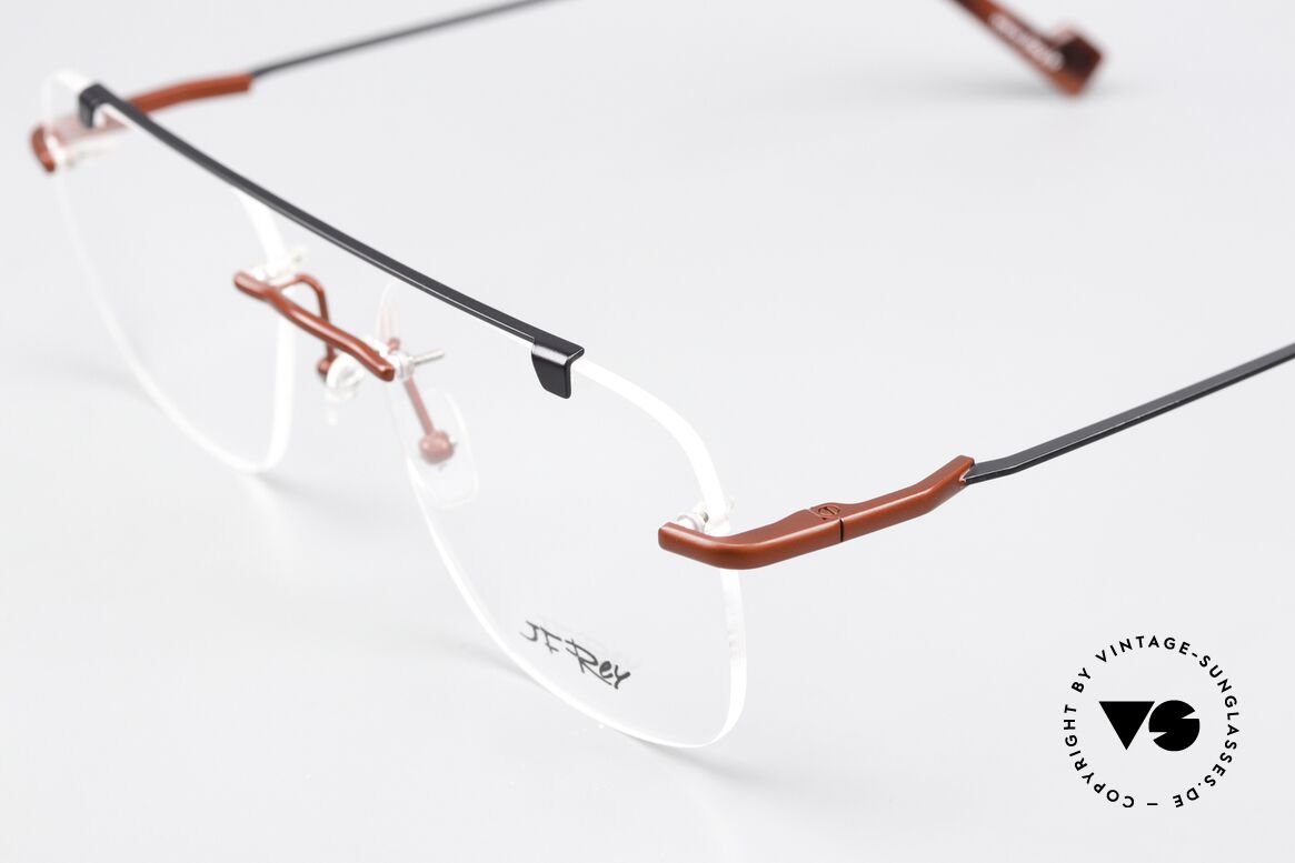 JF Rey JF2852 Markante Randlose Brille, entsprechend passt diese Marke in keine "Schublade", Passend für Herren und Damen