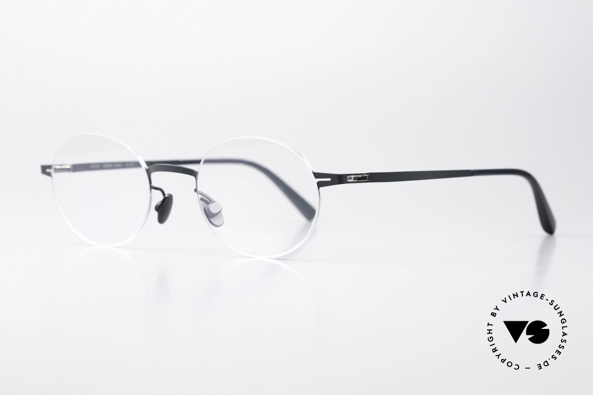 Mykita Naoko Ovale Brille Damen & Herren, color 271 = indigo / silber (für Damen und Herren), Passend für Herren und Damen