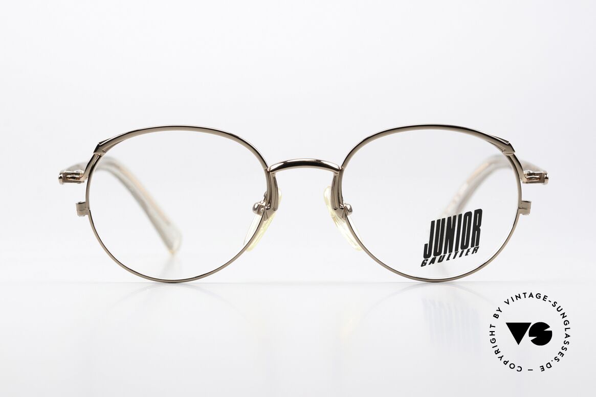 Jean Paul Gaultier 57-2173 90er Shiny Bronze Metallic, einzigartig glänzende Lackierung in bronze-metallic, Passend für Herren und Damen