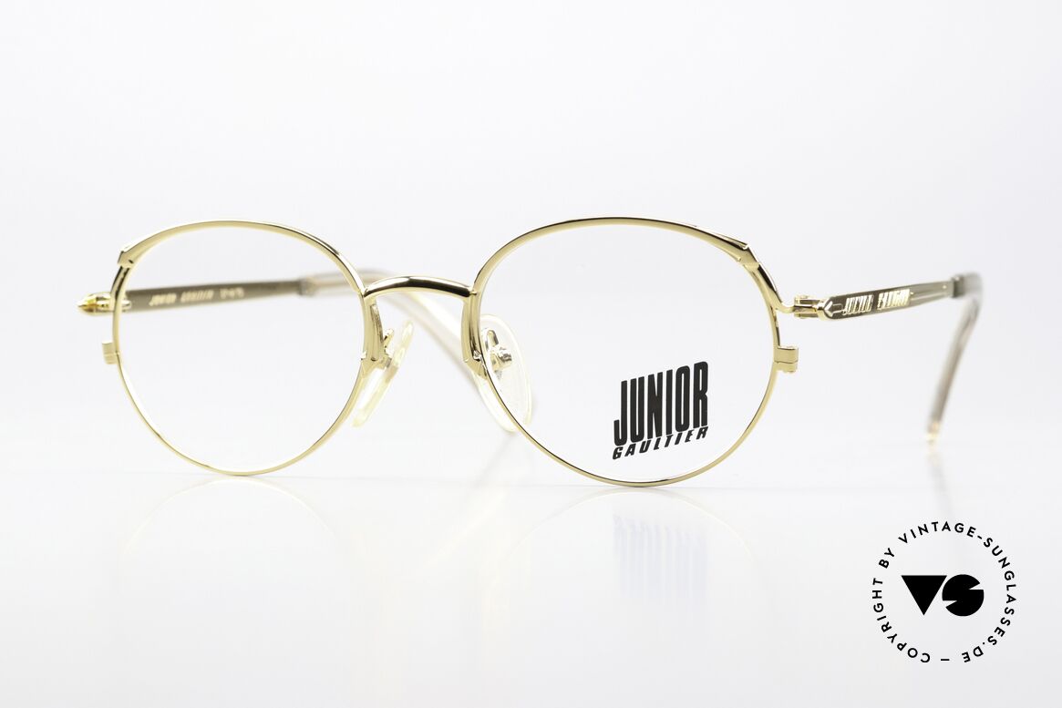 Jean Paul Gaultier 57-2173 True Vintage Brille Von 1995, enorm hochwertige 90er Designerbrille in Gr. 49/19, Passend für Herren und Damen