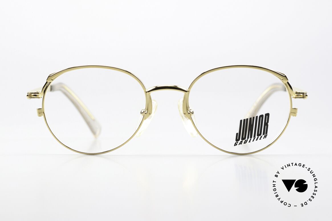 Jean Paul Gaultier 57-2173 True Vintage Brille Von 1995, 22kt vergoldete (gold-plated) Fassung, made in Japan, Passend für Herren und Damen