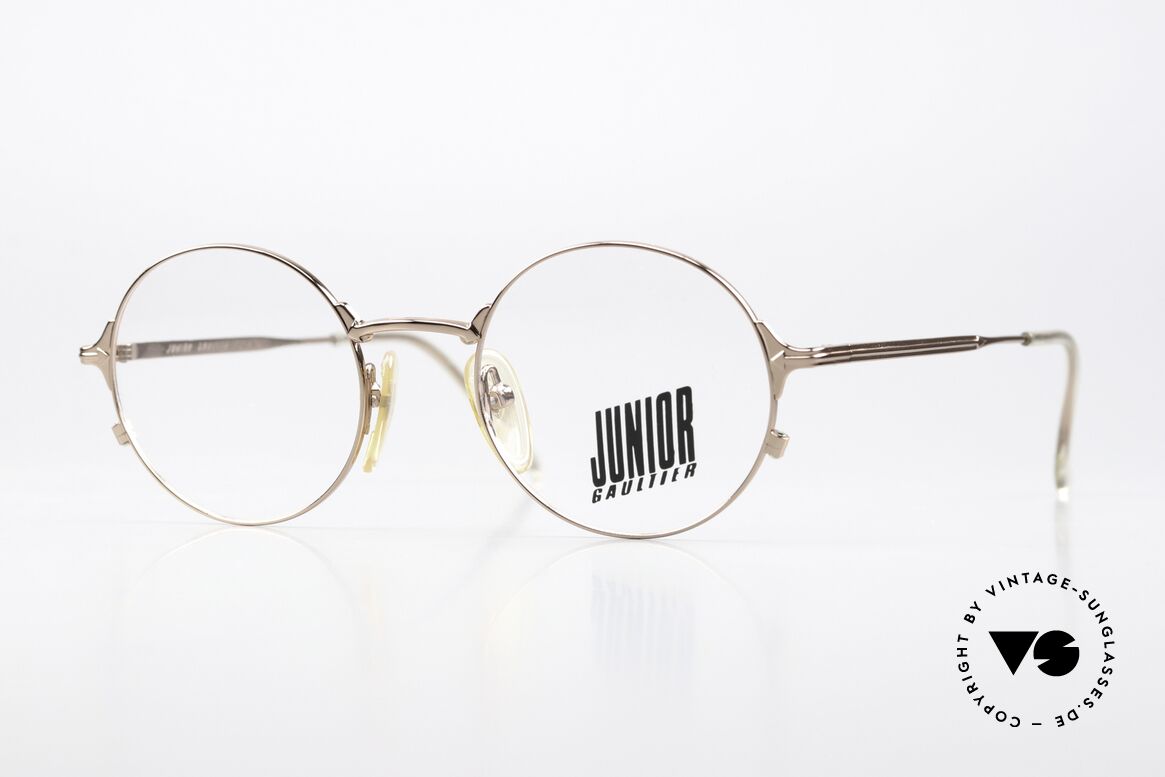 Jean Paul Gaultier 57-2175 True Vintage Brille Von 1996, enorm hochwertige 90er Designerbrille in Gr. 48/20, Passend für Herren und Damen