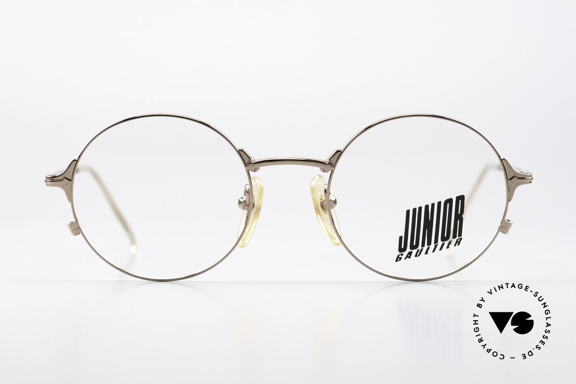Jean Paul Gaultier 57-2175 True Vintage Brille Von 1996, einzigartig glänzende Lackierung in bronze-metallic, Passend für Herren und Damen
