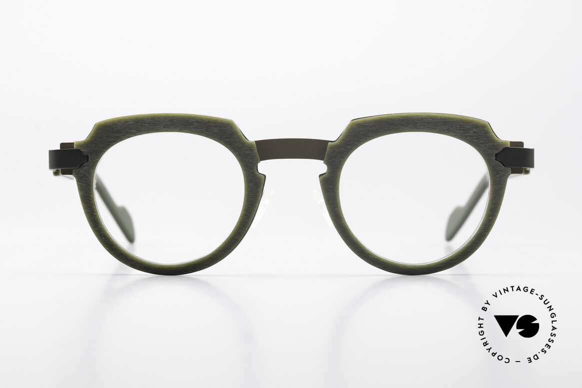 Anne Et Valentin Syntax Metall Kunststoff Synthese, Pantobrille khaki-graubraun von 'Anne Et Valentin', Passend für Herren und Damen