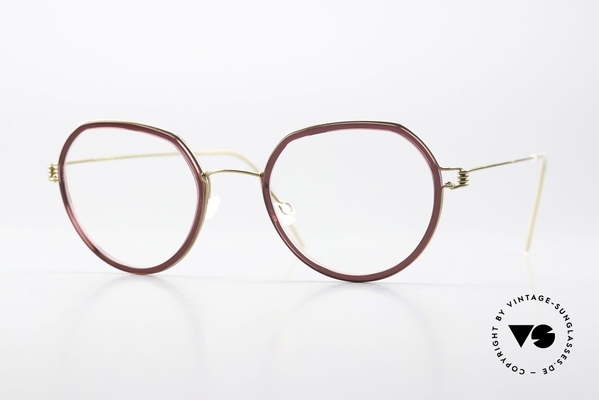 Lindberg Gillian Air Titan Rim Damenbrille Panto Style, LINDBERG Damenbrille der Air Titanium Rim Kollektion, Passend für Damen