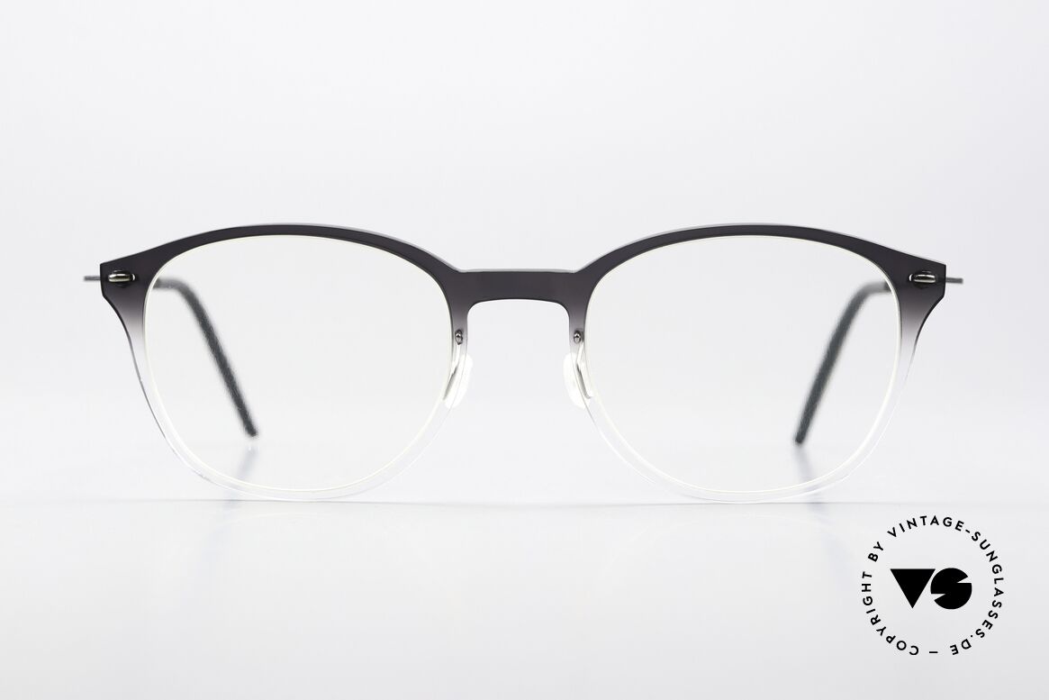 Lindberg 6506 NOW Vintage Designerbrille Unisex, M. 6506, Gr. 46mm, grau-kristall, für Damen & Herren, Passend für Herren und Damen