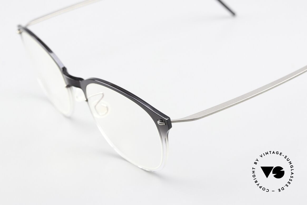 Lindberg 6506 NOW Vintage Designerbrille Unisex, hauchdünne semi-transparente Front: Leichtigkeit pur, Passend für Herren und Damen