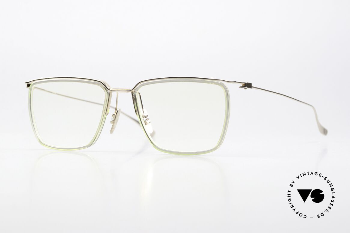 DITA Schema One Minimalistische Luxusbrille, DITA Schema-One, DTX-106-53-01 GLD-GRY in 53/18, Passend für Herren