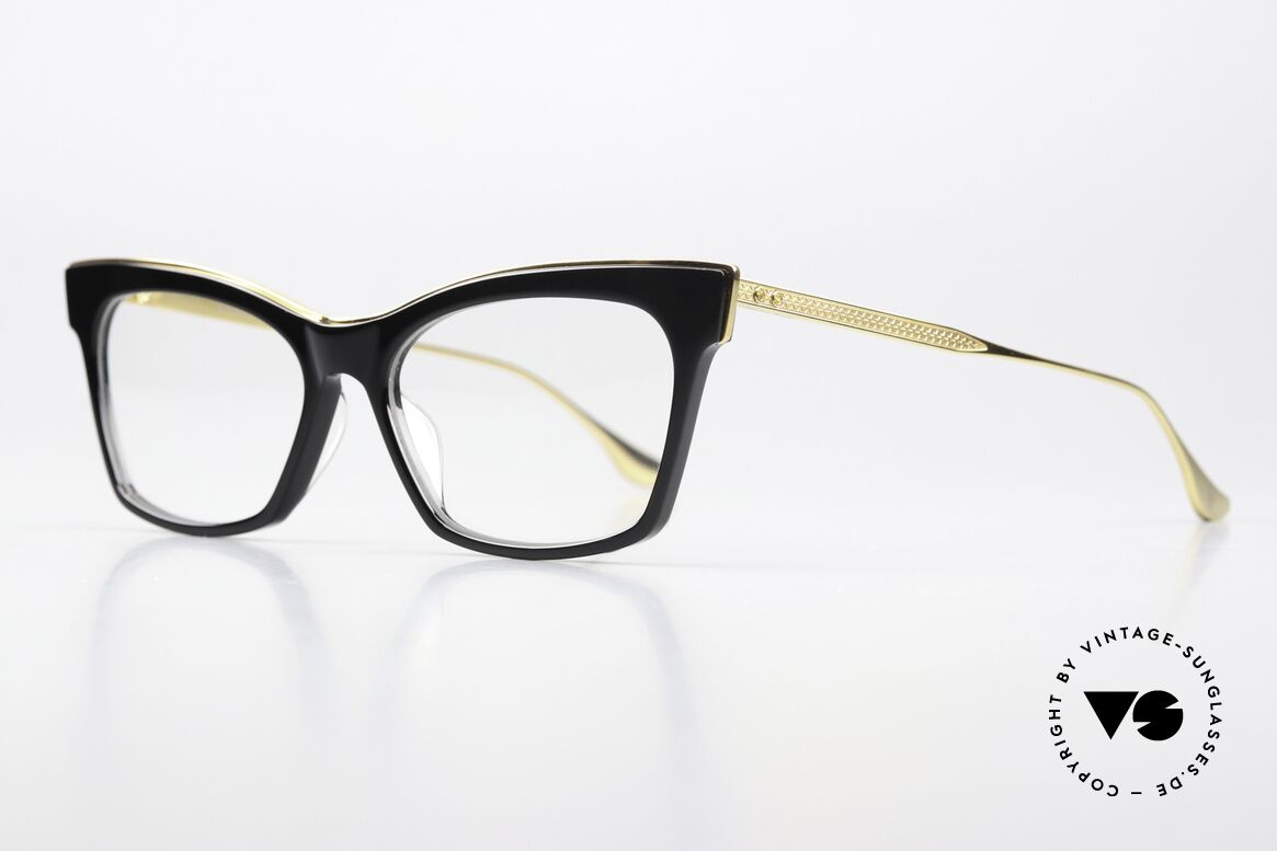DITA Nemora Eckiges Cateye-Design Brille, eckiges Cat's Eye Rahmendesign in Größe 53/16, 143, Passend für Damen