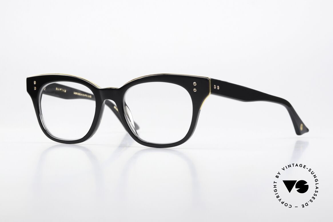 DITA Rhythm Sehr Elegante Damenbrille, DITA Rhythm, Damen-Brille DTX3039-A-BLK-GLD-50, Passend für Damen