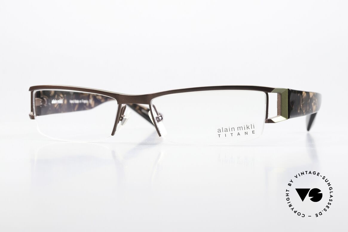 Alain Mikli AL0867 Titanium Designerbrille, ALAIN MIKLI AL0867 Titaniumbrille, Gr. 58-18, Passend für Herren