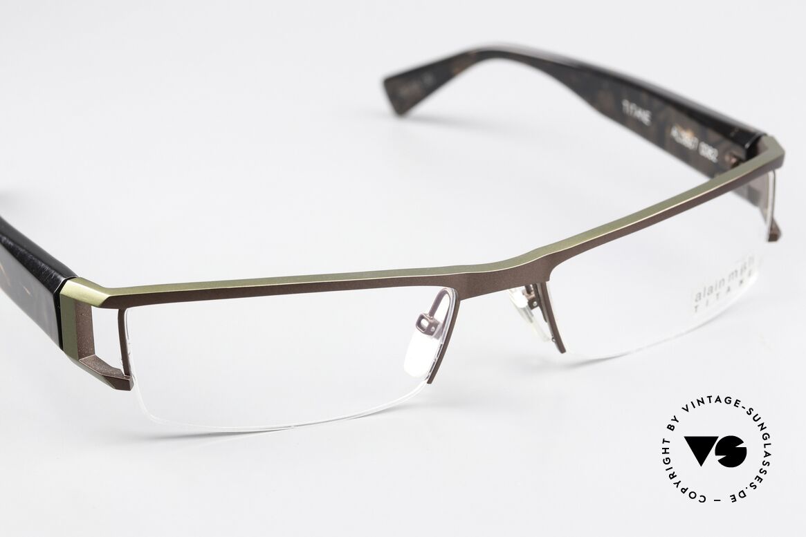 Alain Mikli AL0867 Titanium Designerbrille, ungetragen; wie alle unsere Titan Designerbrillen, Passend für Herren