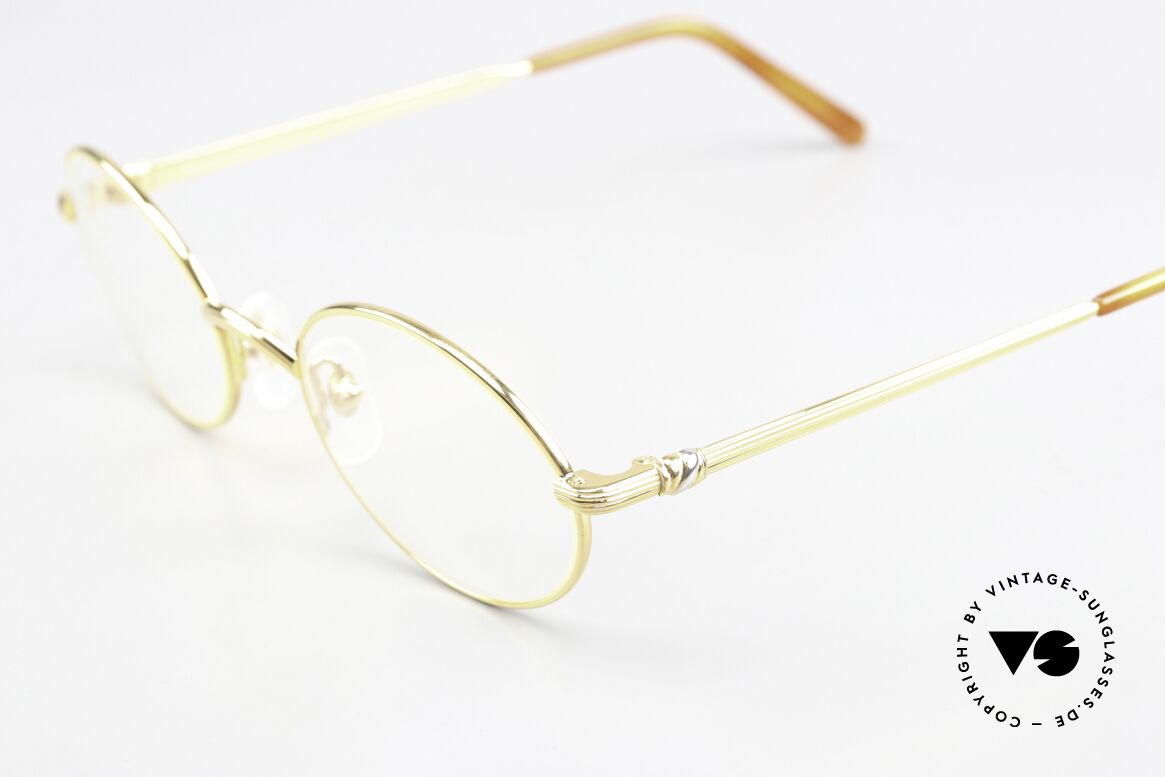 Cartier Sorbonne Original Vintage Brille 90er, edle Luxusbrille mit orig. Cartier DEMO-Gläsern, Passend für Herren und Damen
