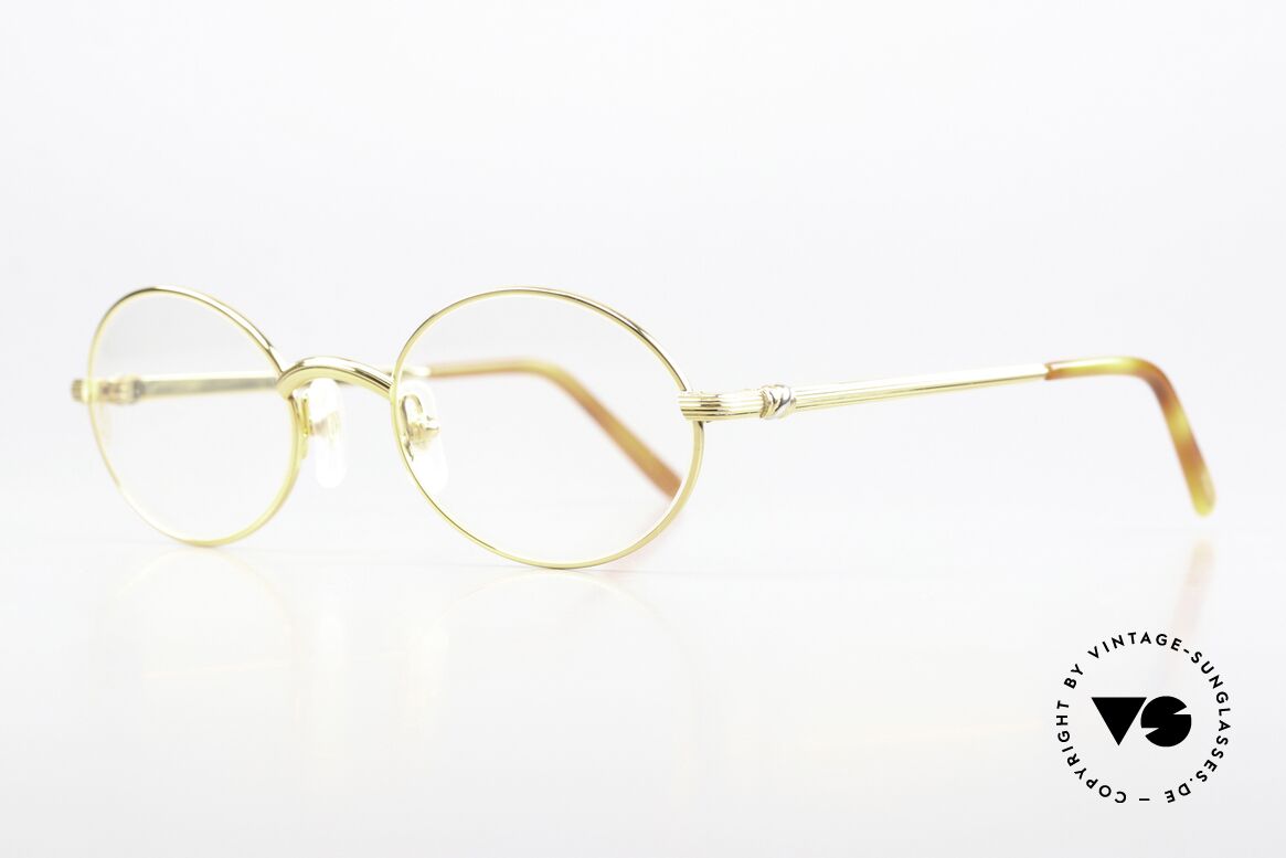 Cartier Sorbonne Original Vintage Brille 90er, "Sorbonne" = Synonym für die Pariser Universität, Passend für Herren und Damen