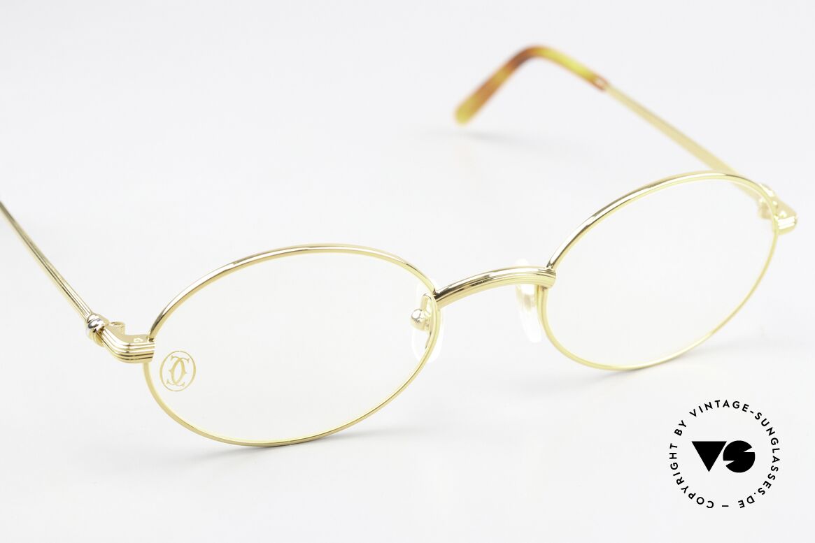 Cartier Sorbonne Original Vintage Brille 90er, ungetragenes Modell mit orig. Cartier Verpackung, Passend für Herren und Damen