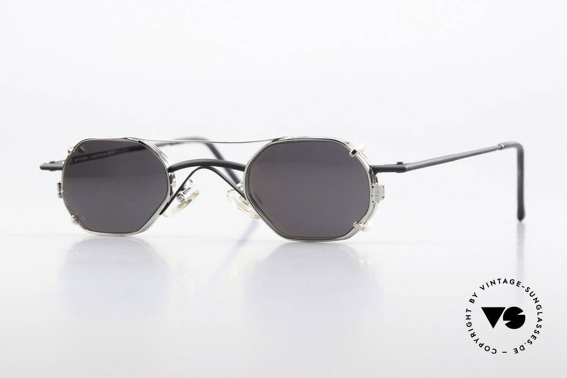 Christian Roth 2401 Kleine Brille Mit Sonnenclip, Christian Roth Optical Affairs New York Sonnenbrille, Passend für Herren und Damen