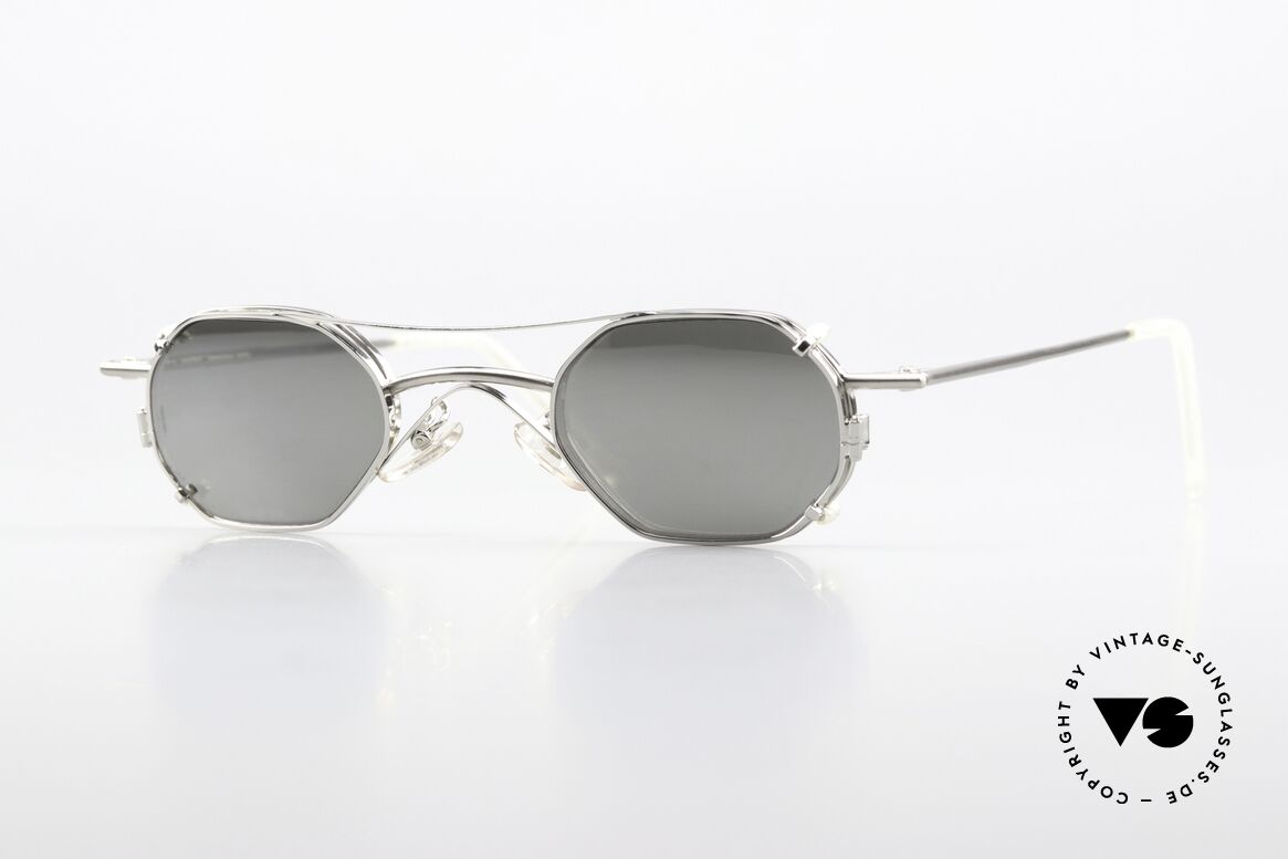Christian Roth 2401 Sonnenclip Silber Verspiegelt, Christian Roth Optical Affairs New York Sonnenbrille, Passend für Herren und Damen
