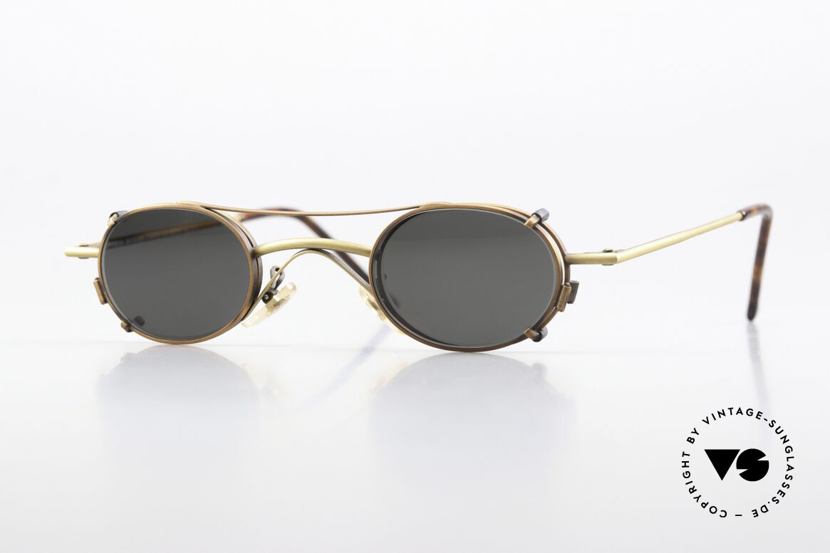 Christian Roth 2400 Ovale Clip On Brille 1992, Christian Roth Optical Affairs New York von 1992, Passend für Herren und Damen