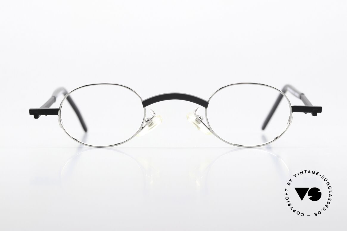 Christian Roth 2505 Oval Mit Schwarzem Clip On, Größe: small, Passend für Herren und Damen