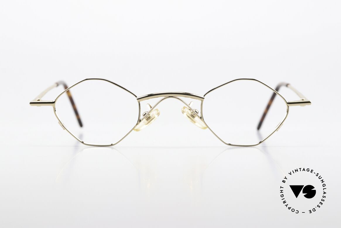 Christian Roth 2402 Achteckige Brille Mit Clip, Größe: small, Passend für Herren und Damen