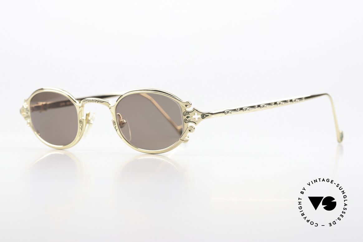 Jean Paul Gaultier 56-0001 Limited Edition Designerbrille, Nr. 2174 von nur 5000 Stück (vor über 30 Jahren!), Passend für Herren und Damen