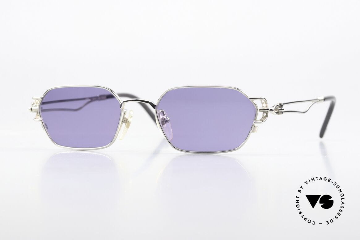 Jean Paul Gaultier 56-0005 Echt 90er Vintage Sonnenbrille, markante Jean Paul Gaultier Designer-Sonnenbrille, Passend für Herren und Damen