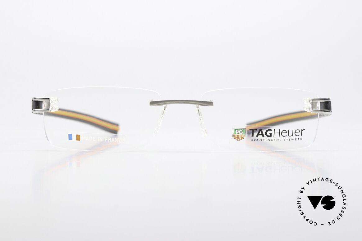 Tag Heuer 7644 Fold Brille Mit Perfektem Halt, Tag Heuer Brille TH 7644, color 004, Gr. 56-18, Passend für Herren