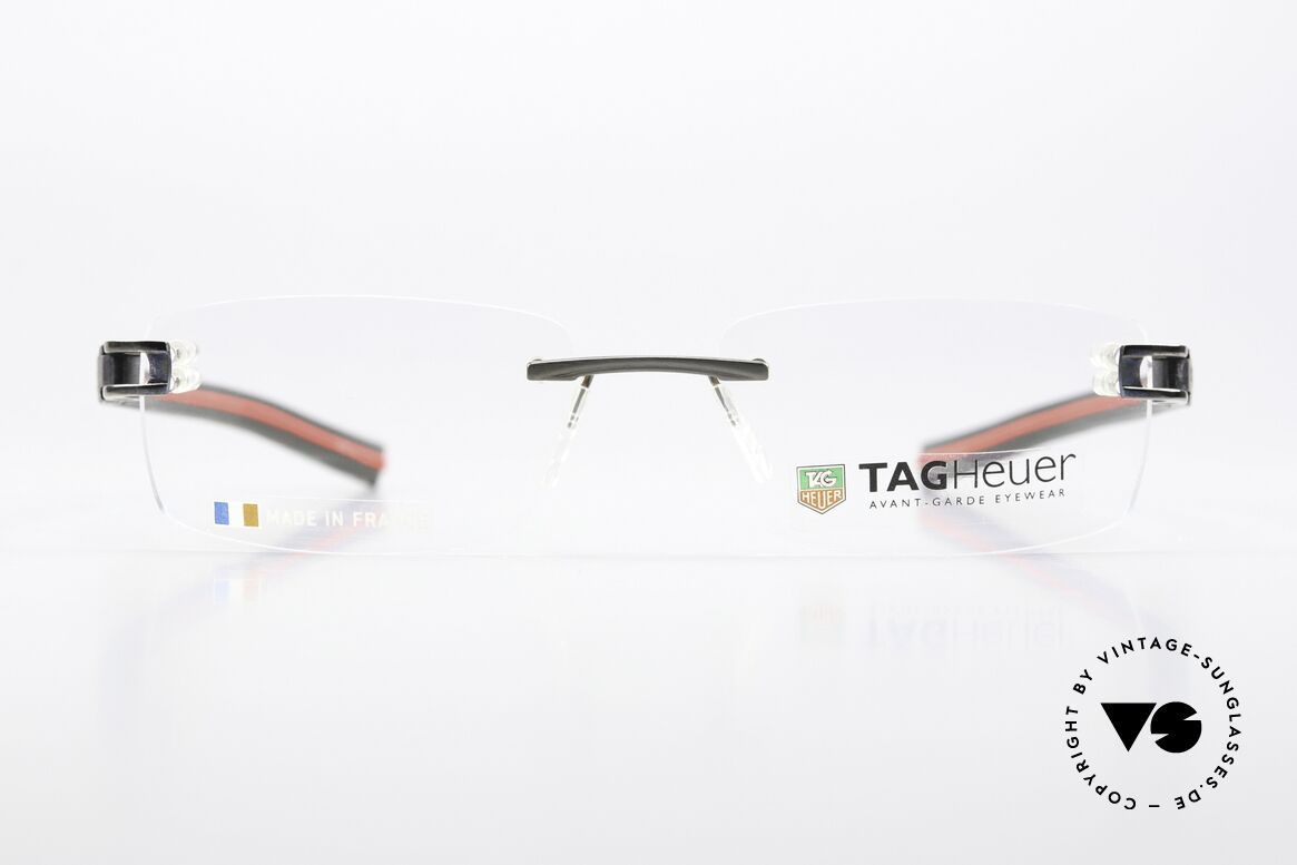 Tag Heuer 7643 Fold Avantgarde Brille Randlos, Tag Heuer Brille TH 7643, color 018, Gr. 54-18, Passend für Herren