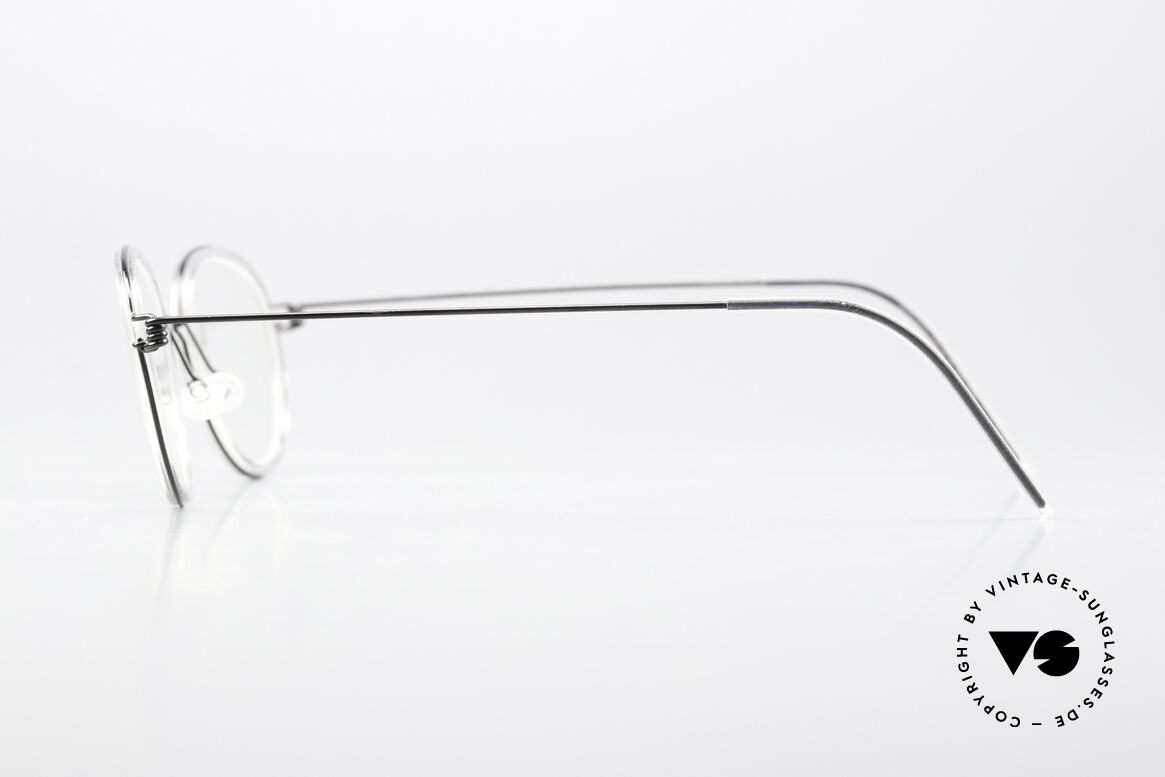 Lindberg Jackie 44 Air Titan Rim Unisexbrille Im Panto Stil, ungetragenes Designerstück mit original Lindberg Etui, Passend für Herren und Damen