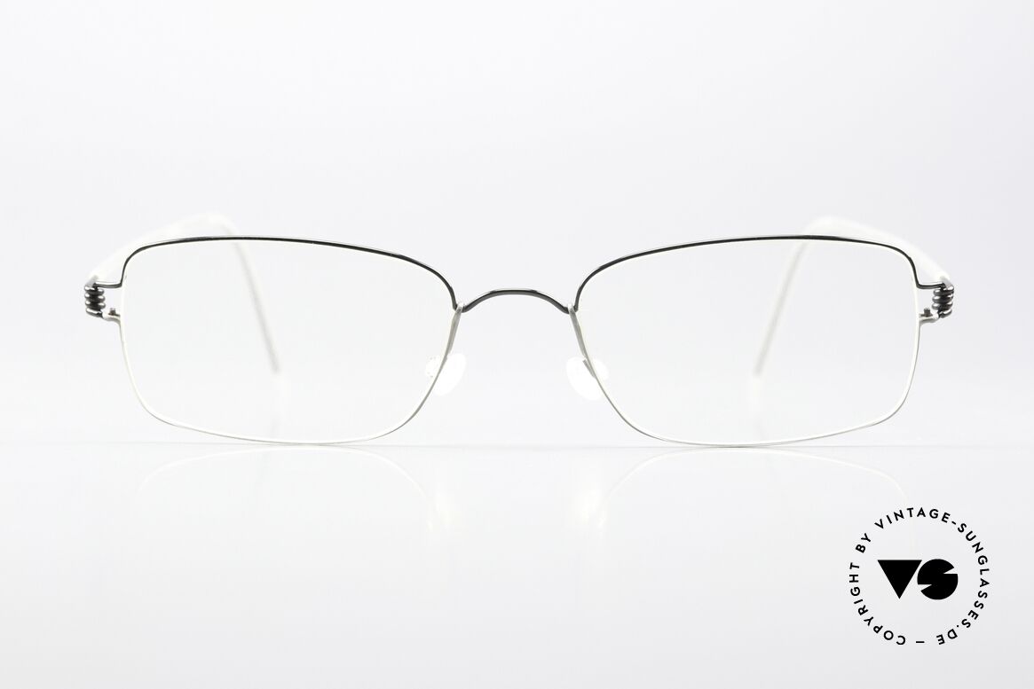 Lindberg Alvis Air Titan Rim Herrenbrille Titaniumbrille, sehr hochwertige Herren-Brille (mit Bügel-Überzug), Passend für Herren