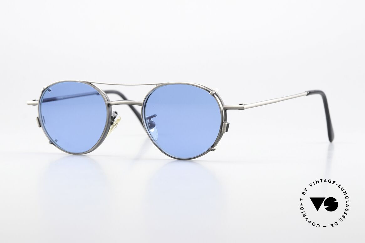 Christian Roth 2405 90er Brille In Antik-Silber, Christian Roth Optical Affairs New York von 1992/94, Passend für Herren und Damen