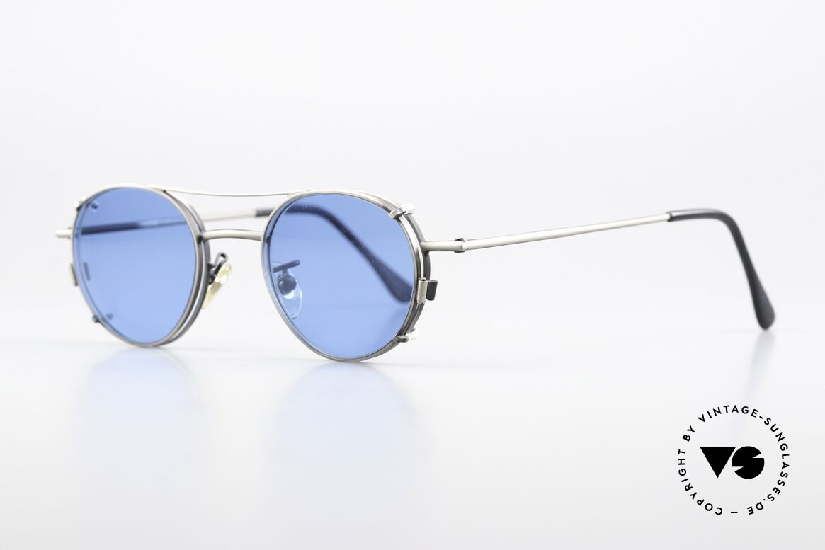 Christian Roth 2405 90er Brille In Antik-Silber, Panto Metallbrille: Glashöhe 37mm, Glasbreite 42mm, Passend für Herren und Damen