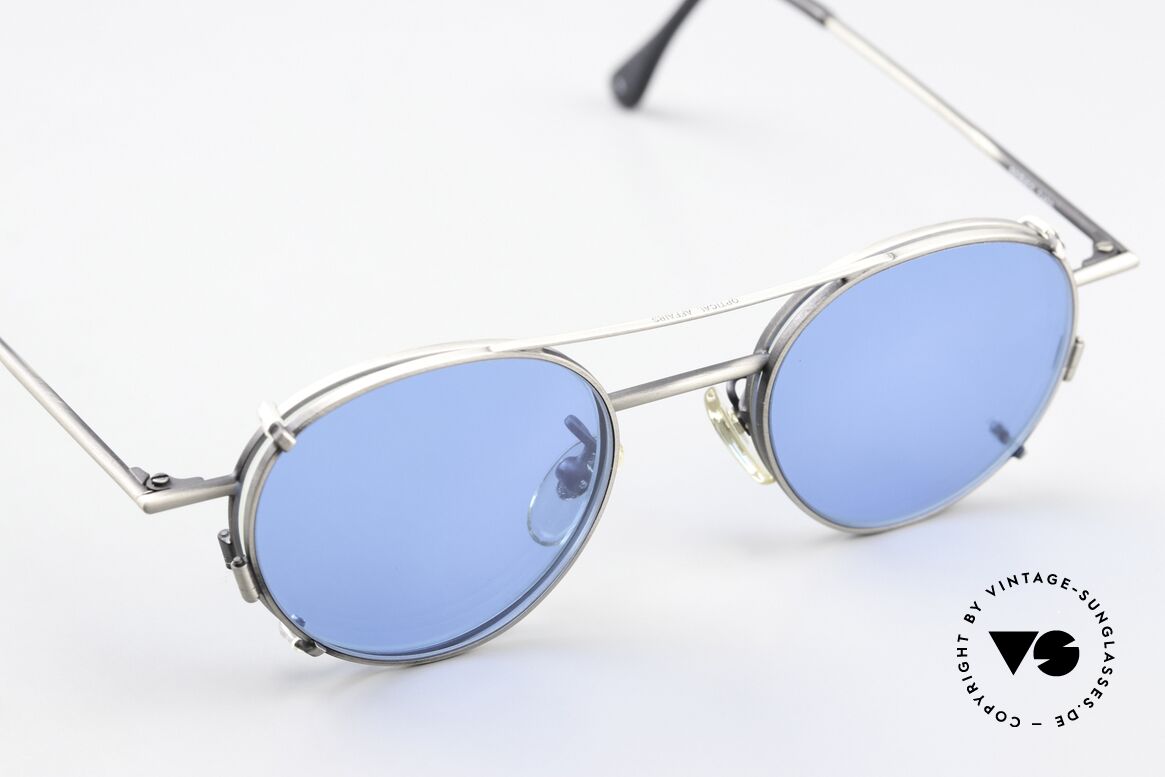 Christian Roth 2405 90er Brille In Antik-Silber, ungetragenes 90er Meisterstück für Design-Liebhaber, Passend für Herren und Damen
