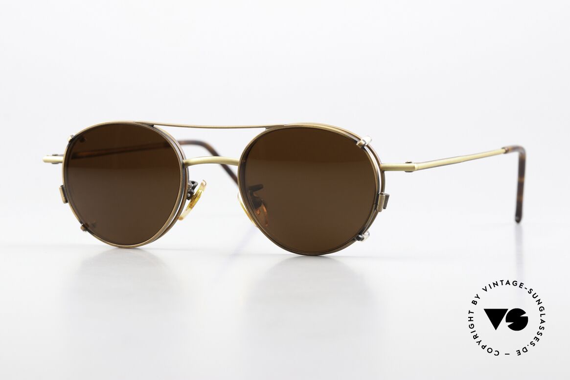 Christian Roth 2405 90er Brille In Antik-Bronze, Christian Roth Optical Affairs New York von 1992/94, Passend für Herren und Damen