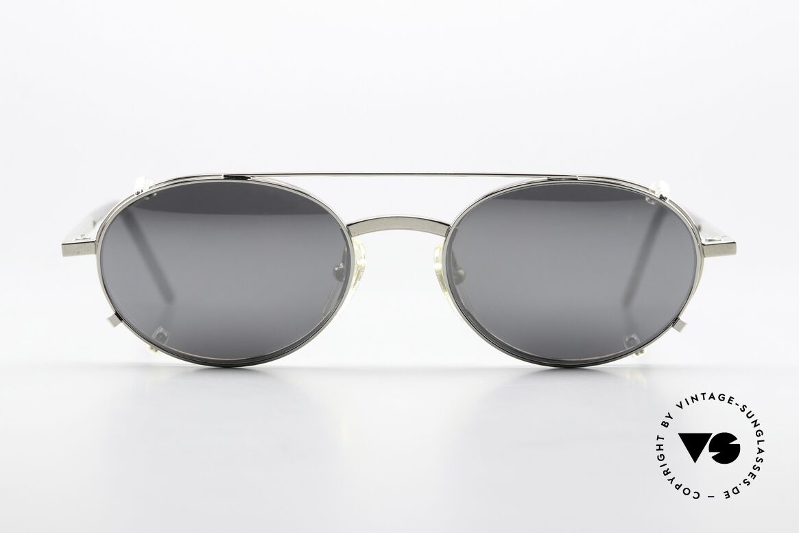 Christian Roth 2570 Clip On Ist Silber Verspiegelt, zweckmäßige Designerbrille von Christian Roth, N.Y., Passend für Herren und Damen