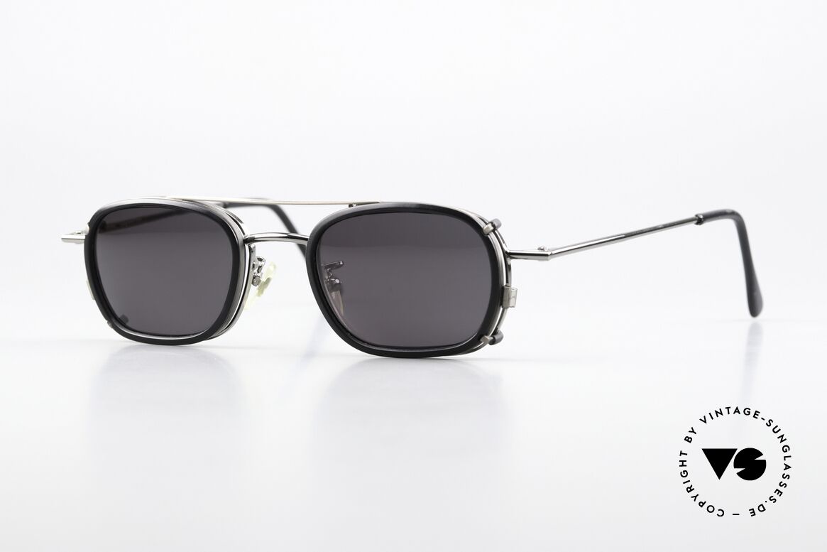 Christian Roth 2404 Brille Gunmetal Mit Sun Clip, Christian Roth Optical Affairs Brille, New York 1992, Passend für Herren und Damen