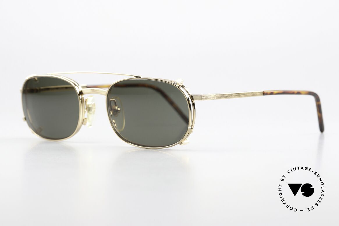 Christian Roth 2571 Clip On Rahmen Von 1994, unisex Metallbrille: Glashöhe 35mm, Glasbreite 50mm, Passend für Herren und Damen