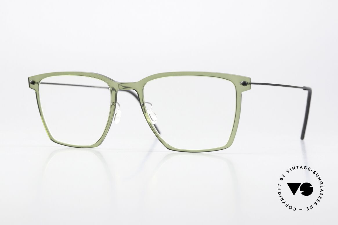 Lindberg 6554 NOW Eckige Designerbrille Unisex, eckige Lindberg Brille aus der NOW bzw. N.O.W. Serie, Passend für Herren und Damen