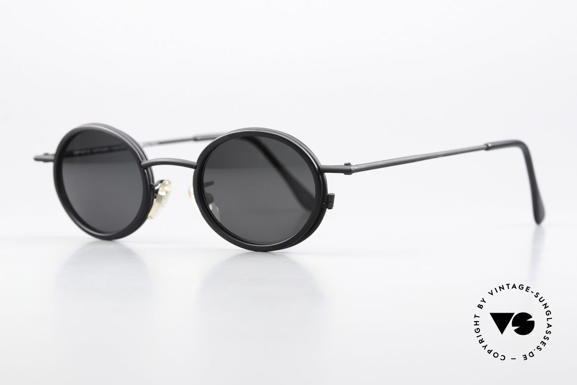 Christian Roth 2411 Ovale Sonnenbrille 1994, graue CR39 Sonnengläser für 100% UV Protection, Passend für Herren und Damen