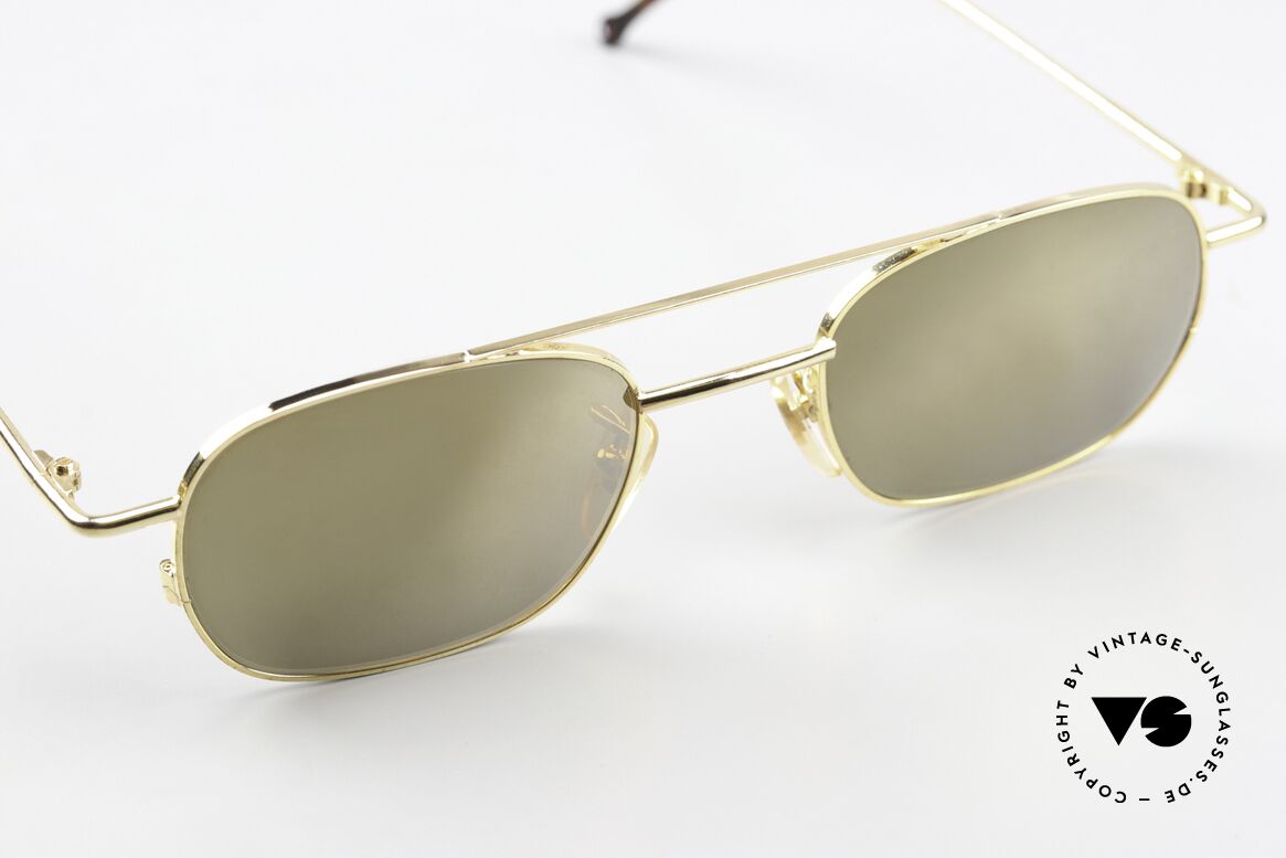 Christian Roth 2403 Gold Verspiegelte Gläser, klassische, zeitlose Sonnenbrille aus dem Jahr '94, Passend für Herren und Damen