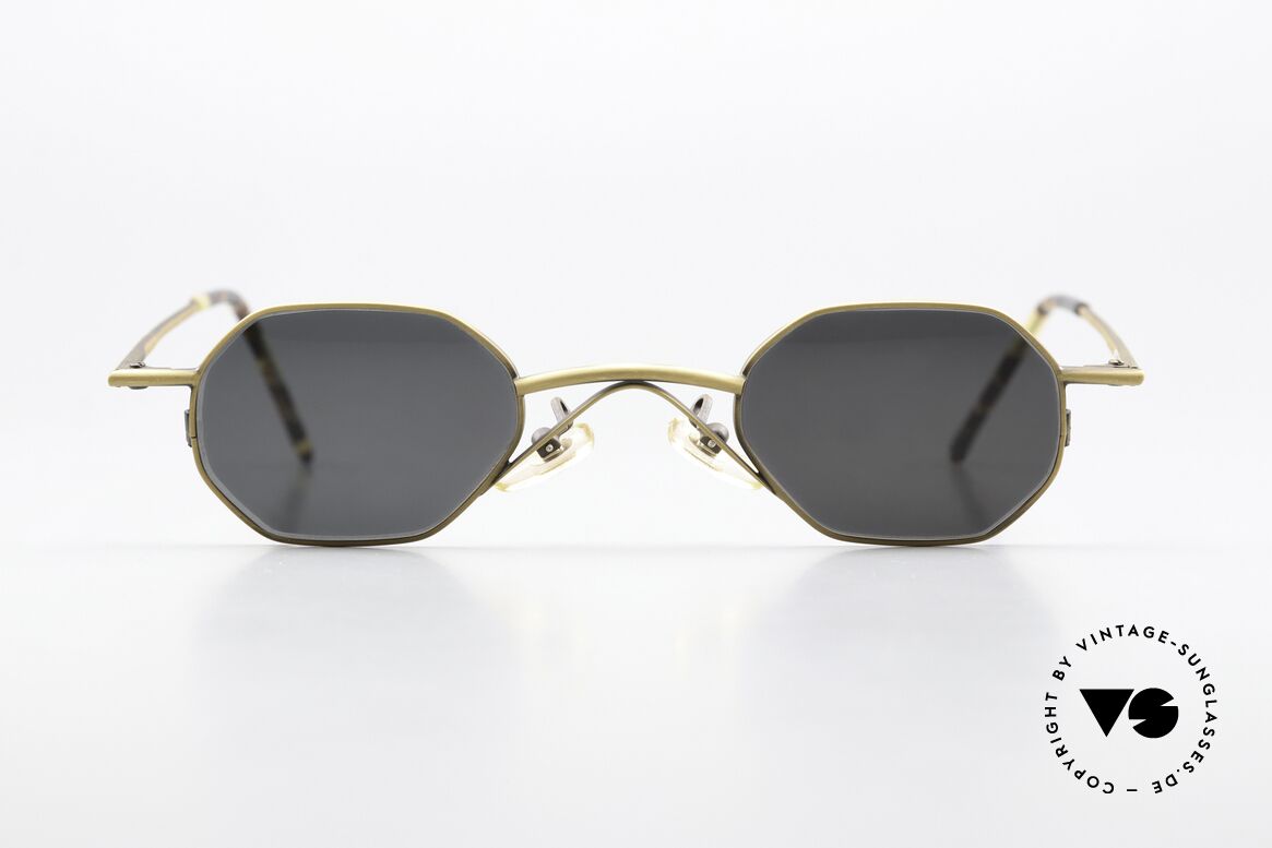 Christian Roth 2401 Optical Affairs NY Von 1992, vintage Brillenfassung in antik-mattgold; UNIQUE!, Passend für Herren und Damen